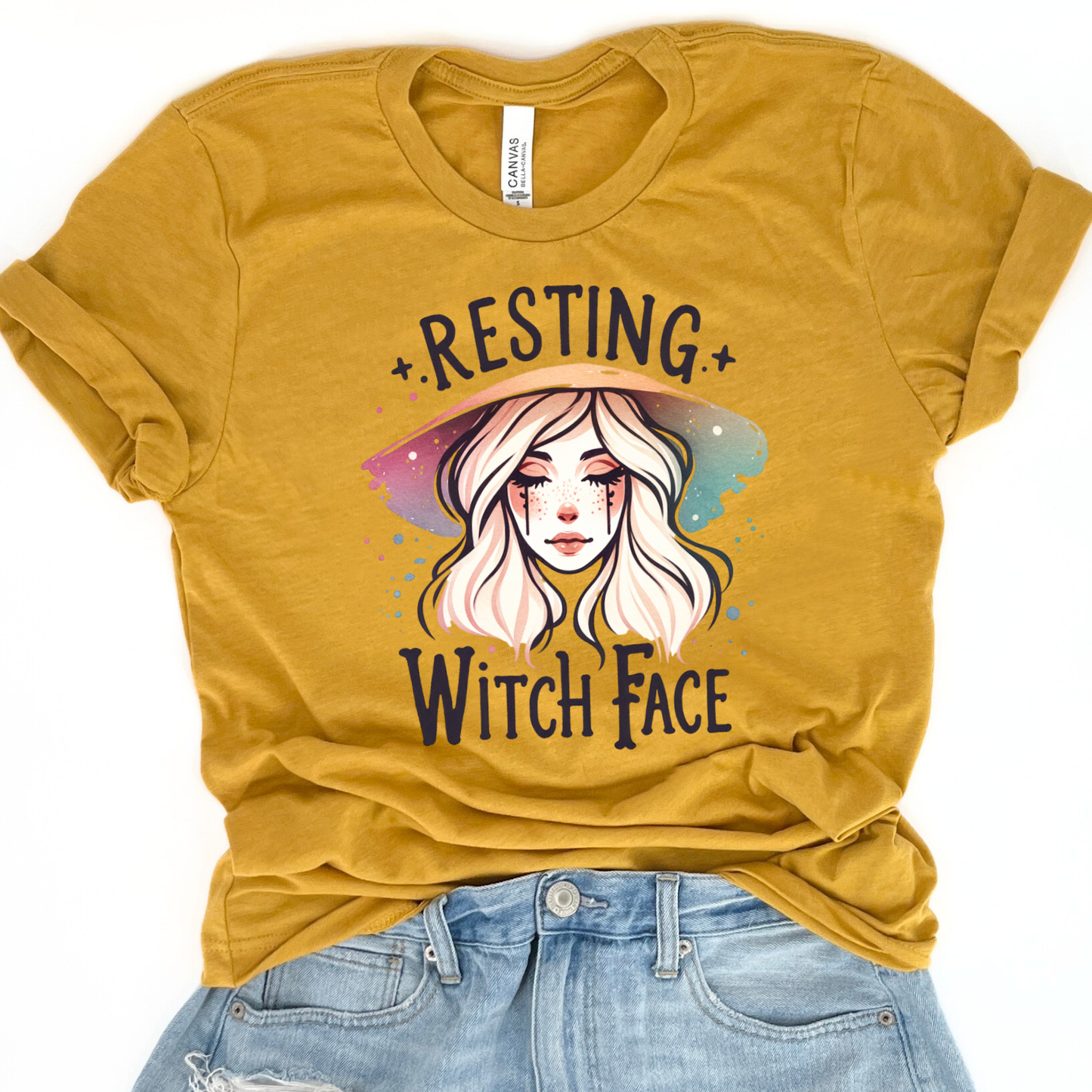 Resting witch face Halloween t-shirt