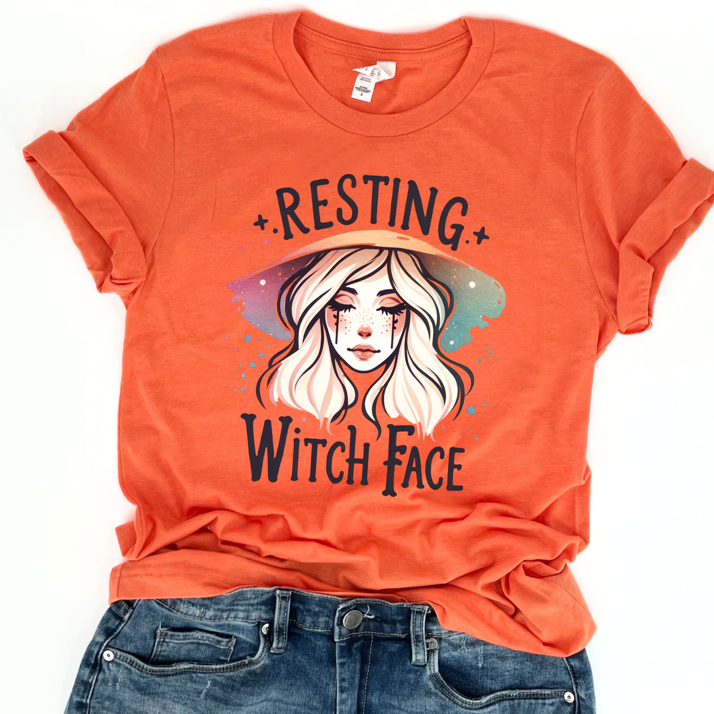 Resting witch face Halloween t-shirt