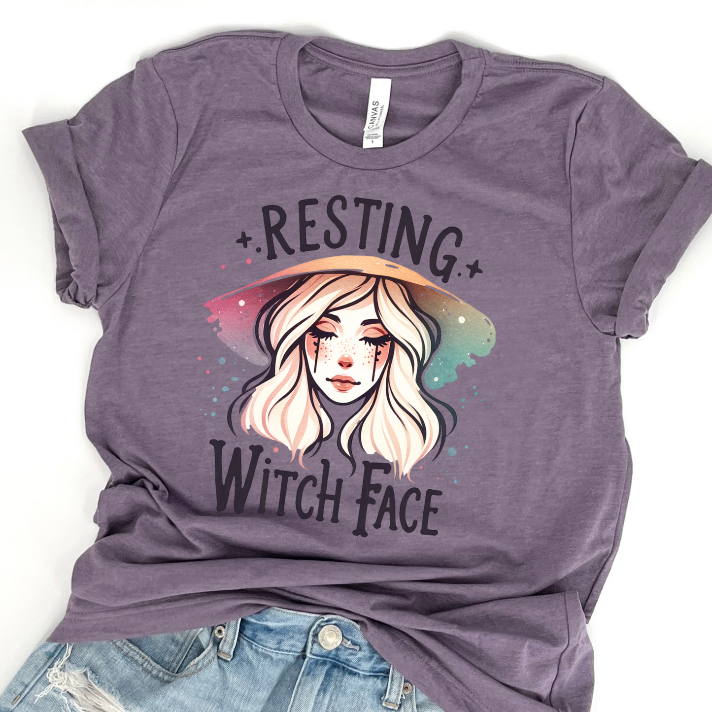 Resting witch face Halloween t-shirt