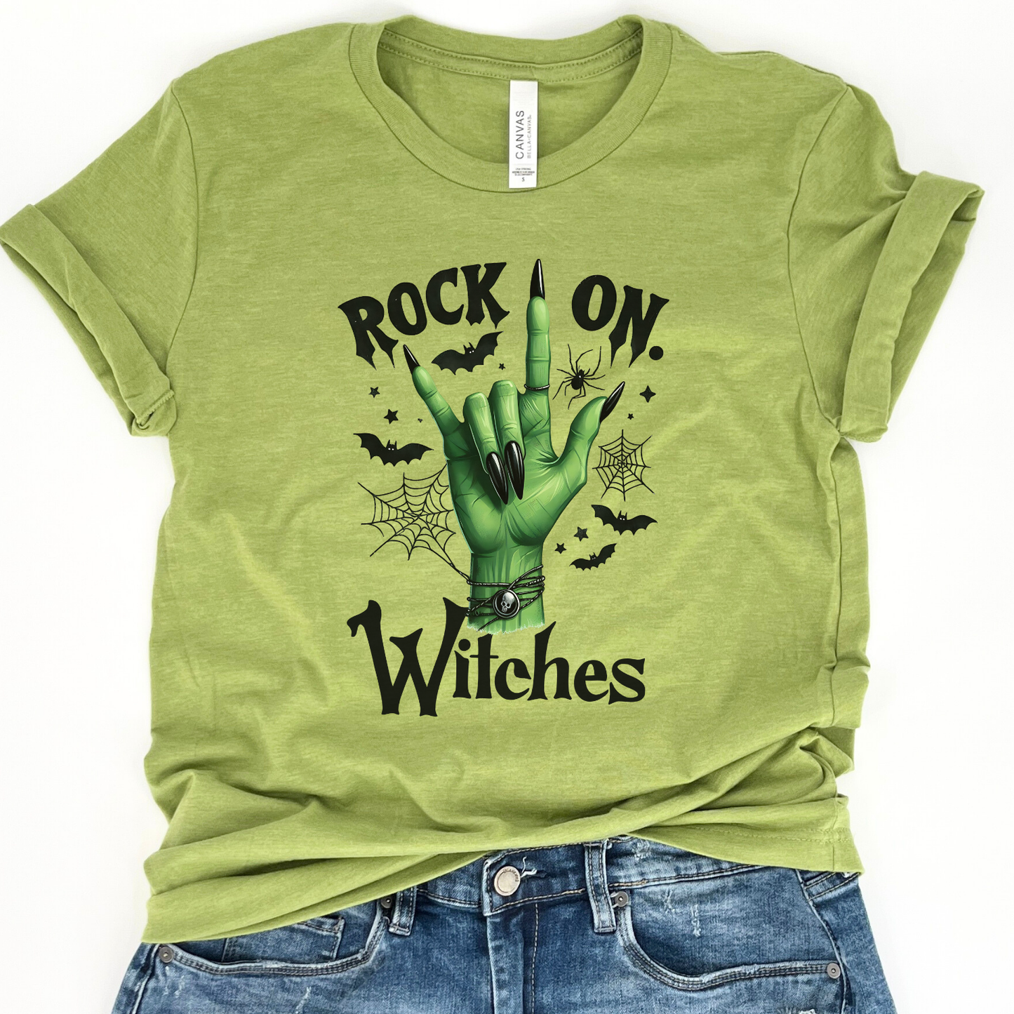 Rock on witches Halloween t-shirt