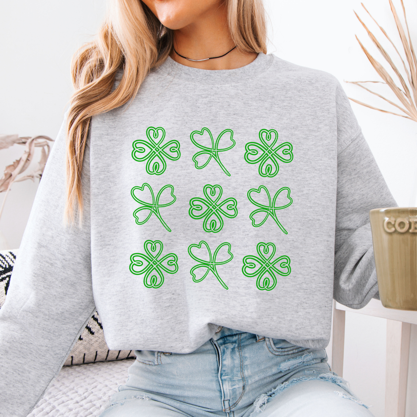 St. Patrick day graphic sweatshirt