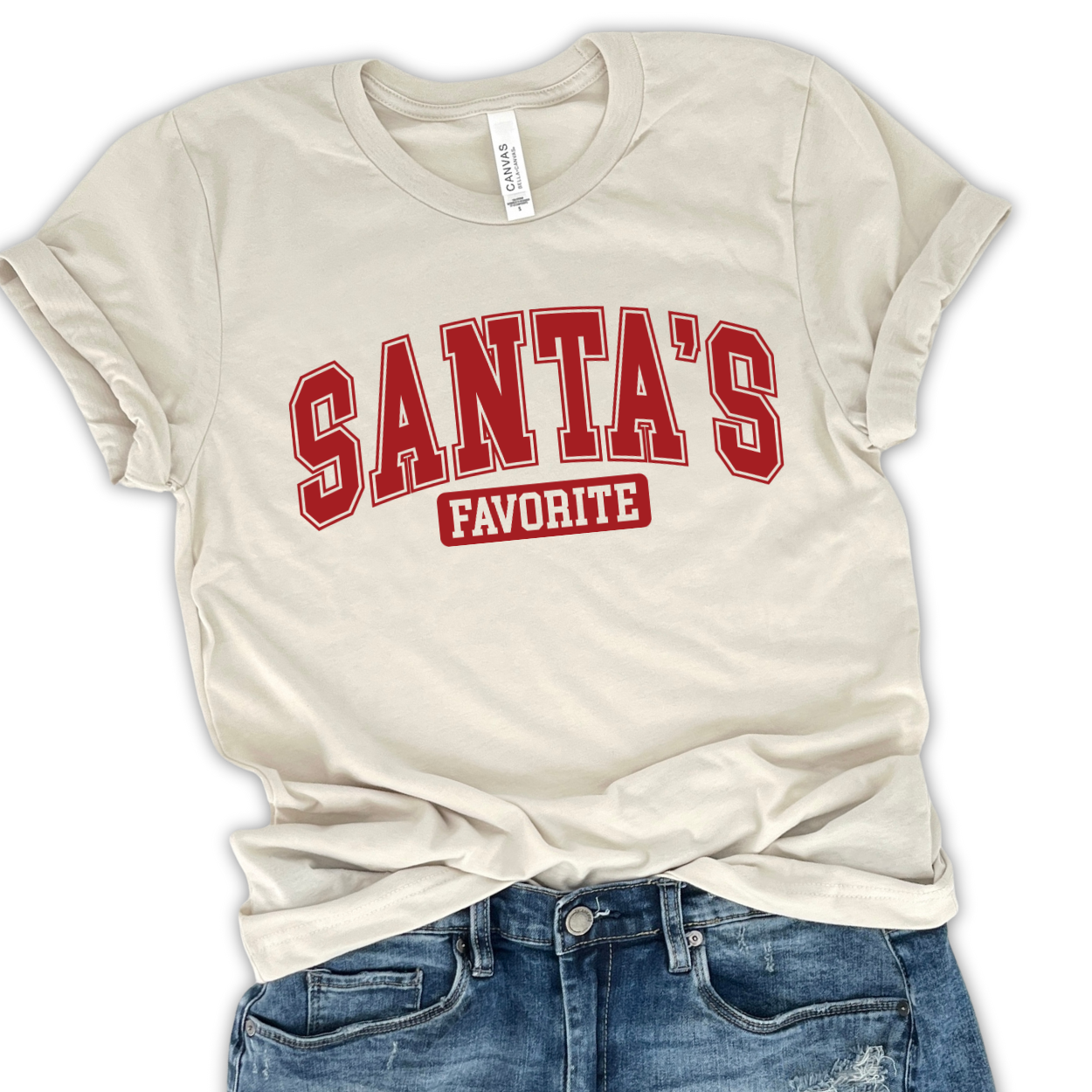 Santa's favorite Christmas t-shirt