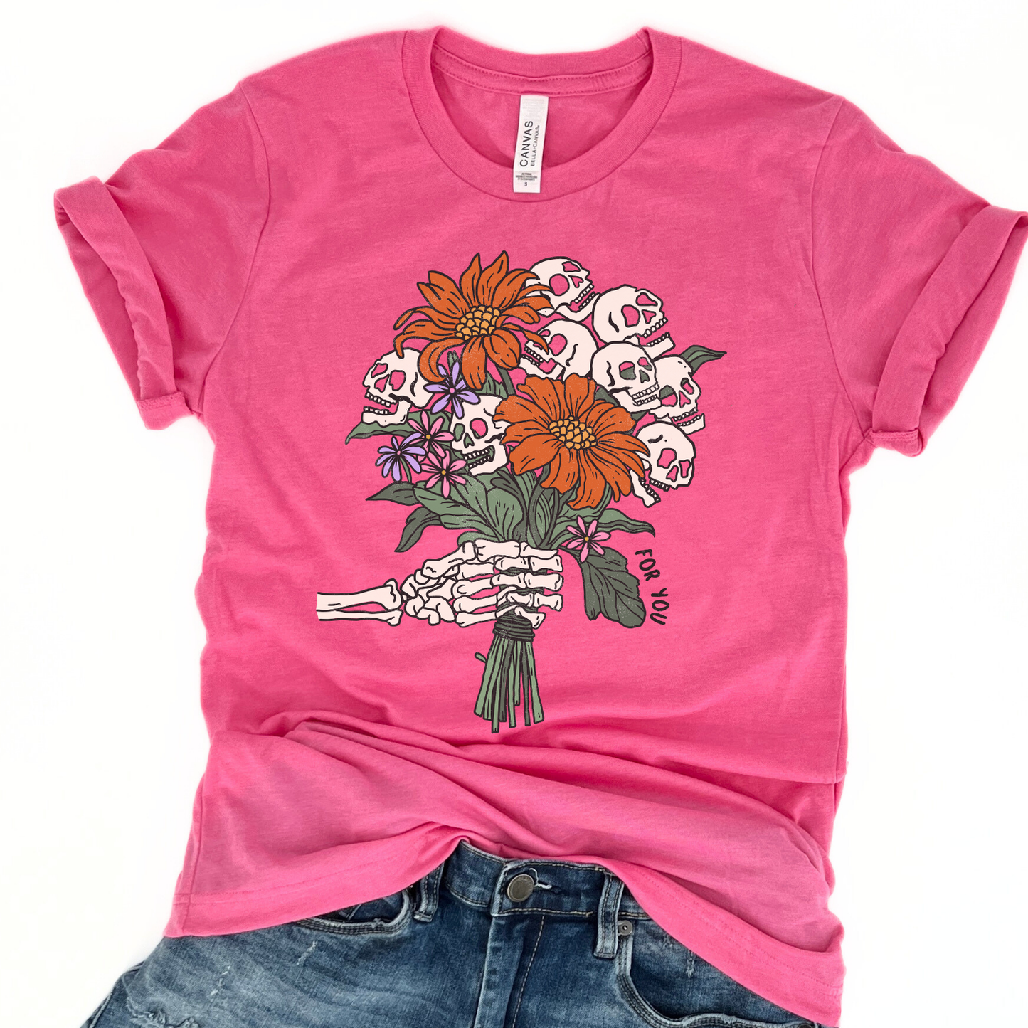 Halloween bouquet of flowers t-shirt