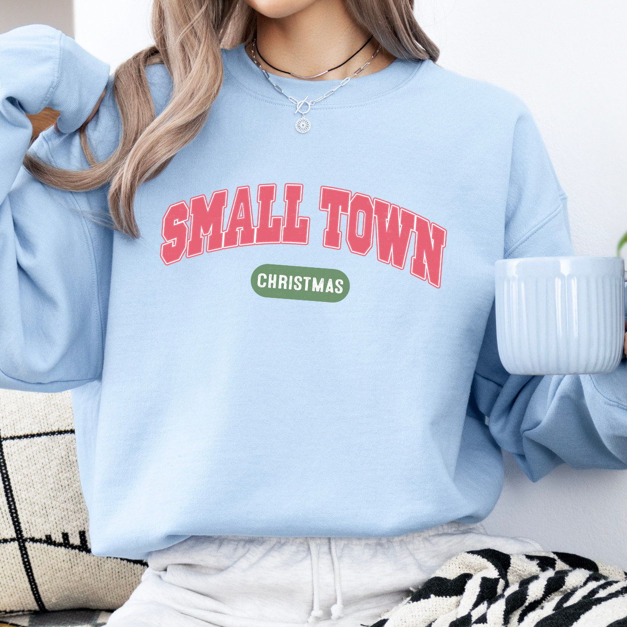 Small town Christmas sweatshirt