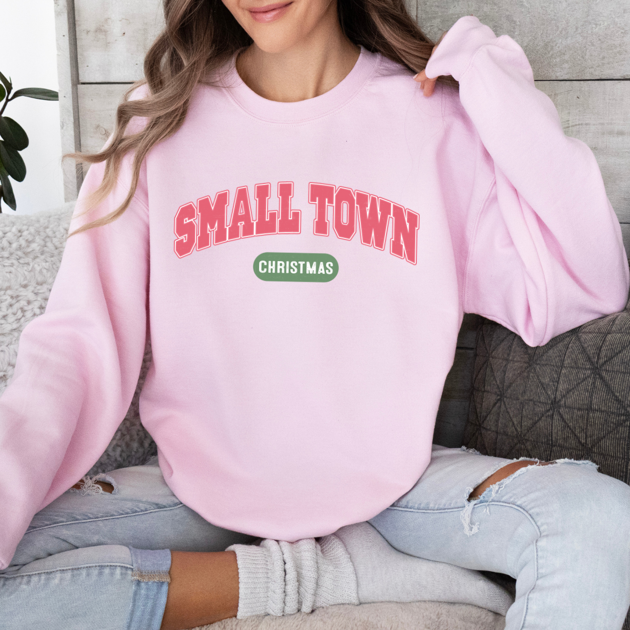 Small town Christmas sweatshirt