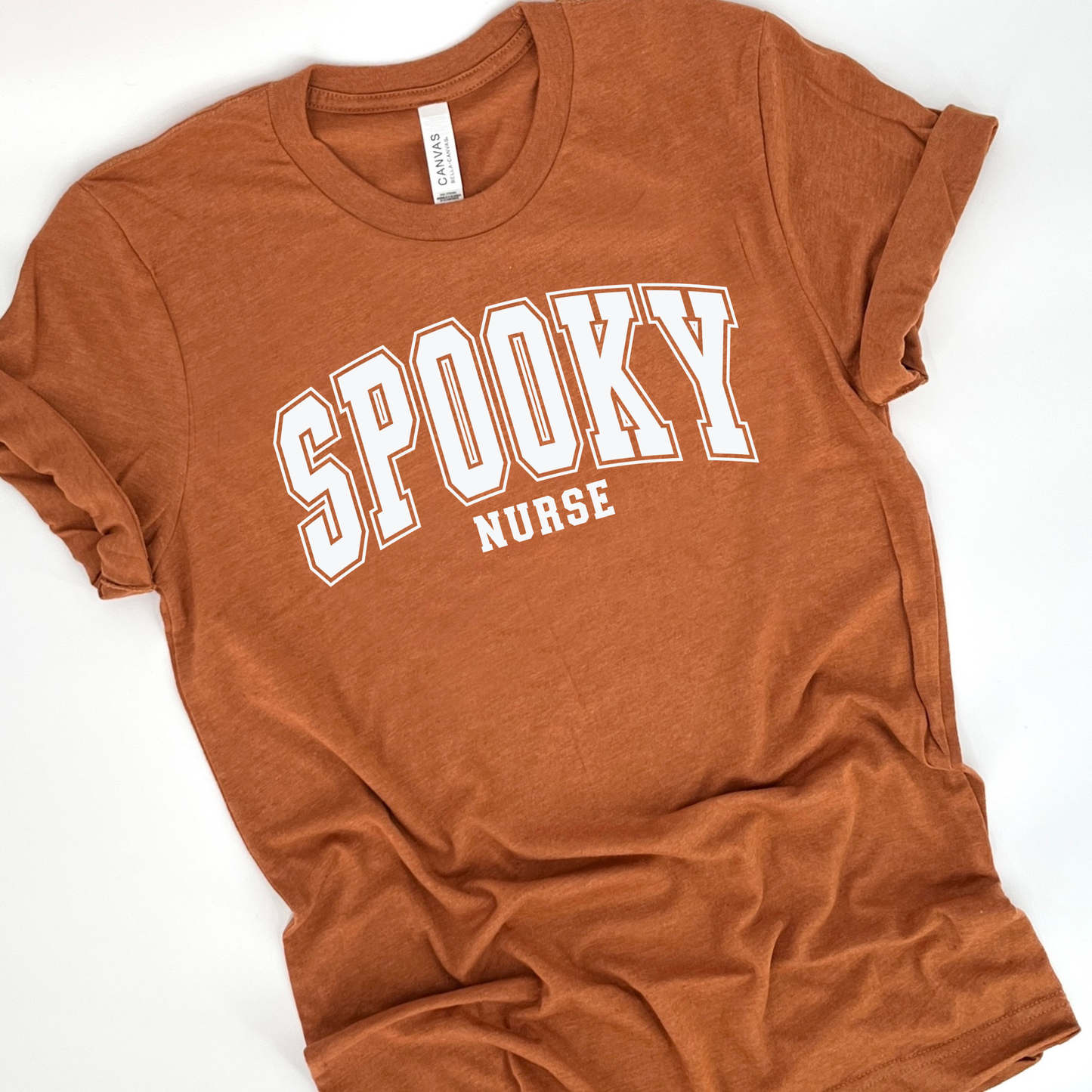 Spooky nurse halloween t-shirt, assorted colors