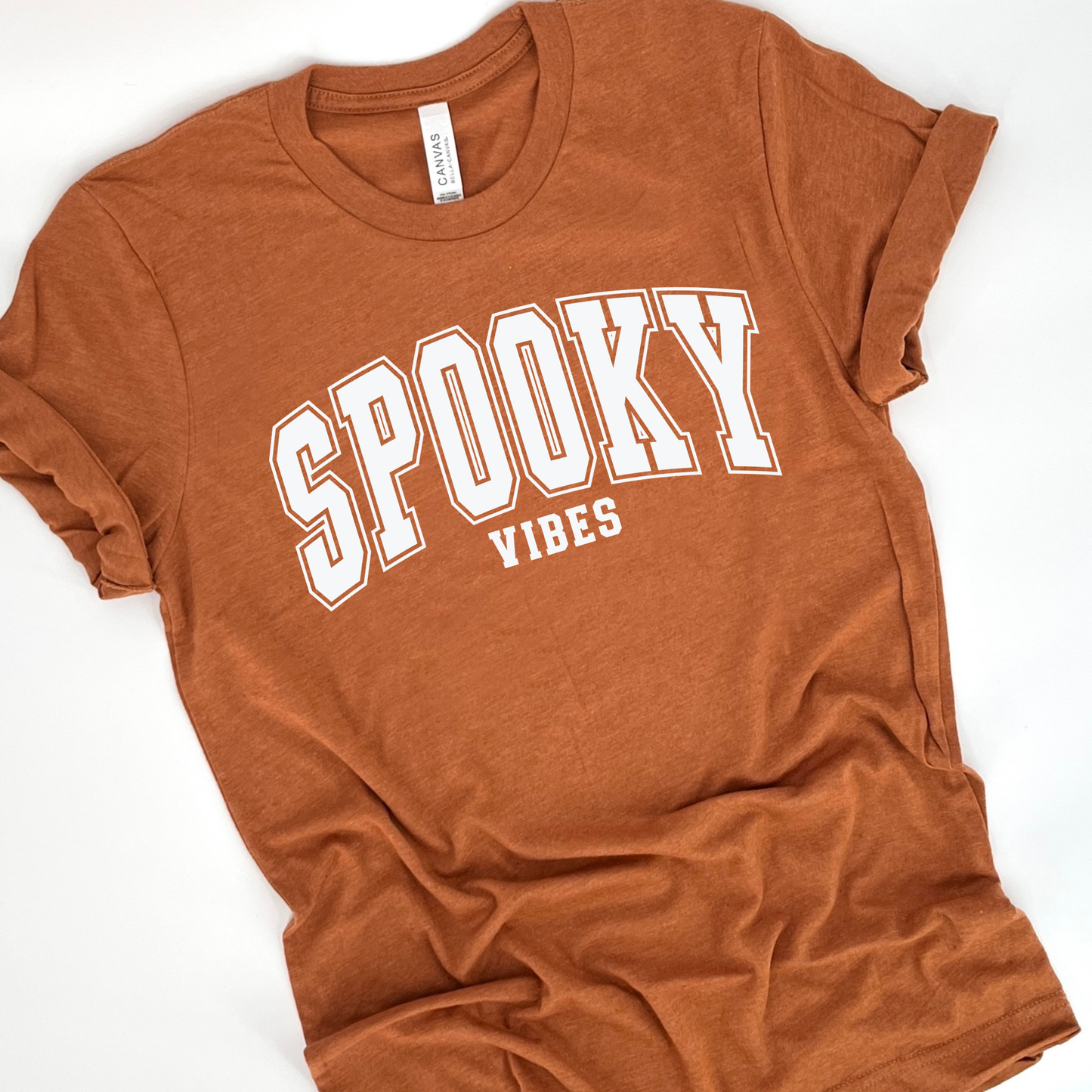 Spooky vibes halloween t-shirt, assorted colors