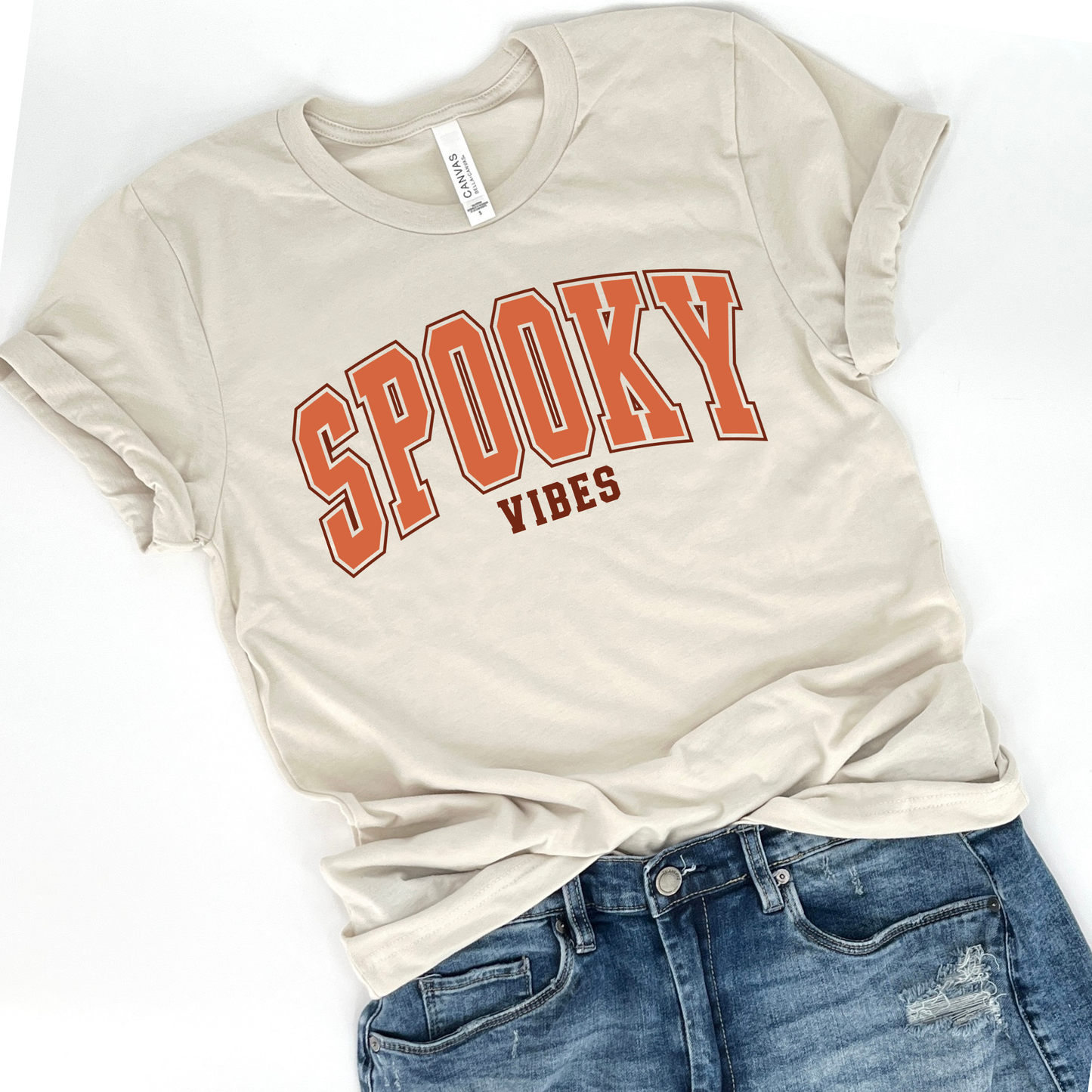 Spooky vibes halloween t-shirt, assorted colors