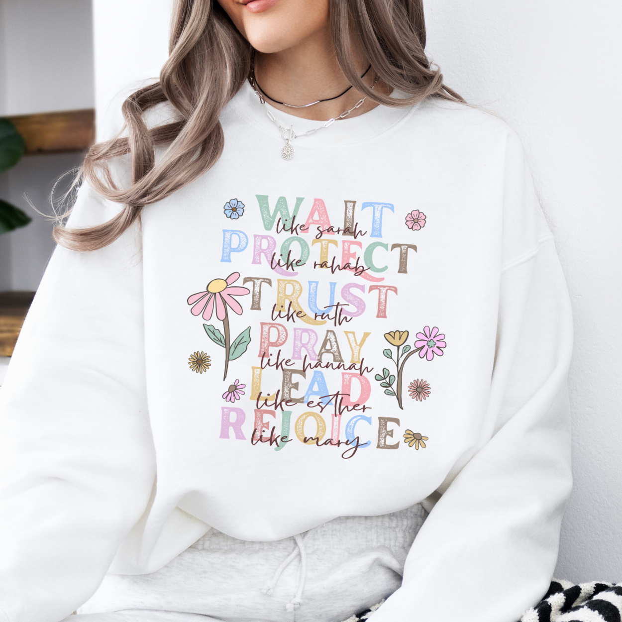 Women's Christian inspirational sweatshirt