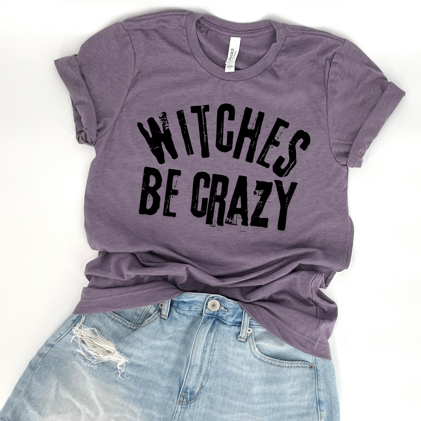 Witches be crazy halloween t-shirt, assorted colors