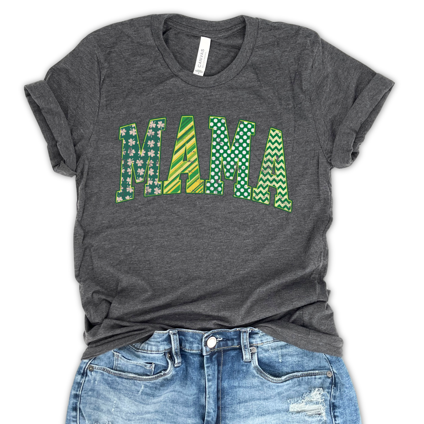 Saint Patrick's Day Mama graphic t-shirt